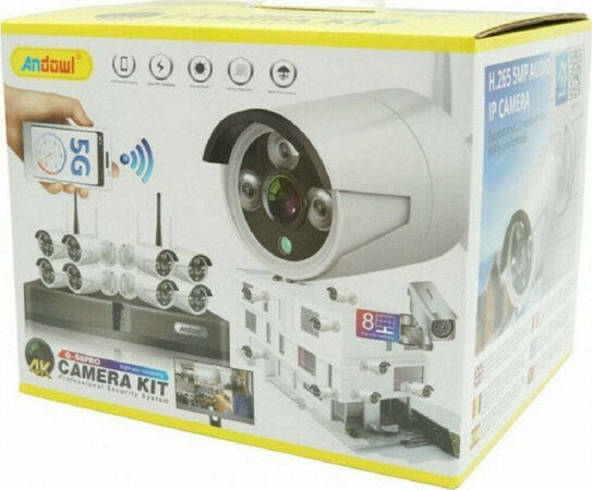 Set Sistema Di Registrazione Sorveglianza Cctv Integrato 8 Telecamere 4k Q-s8pro Fai da te/Sicurezza e protezione/Sistemi di sicurezza domestica/Kit video per la sicurezza domestica/Sistemi di trasmissione per videosorveglianza Trade Shop italia - Napoli, Commerciovirtuoso.it