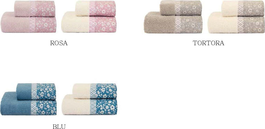 Set-Spugna-2-2-con-Balza-in-Cotone-stampato-Flora