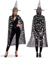 Set Strega Adulto Mantello In Maglino 120 cm e Cappello con Stampa Argento Moda/Abbigliamento specifico/Costumi e accessori/Costumi e cosplay/Adulti Kondorama - Martinsicuro, Commerciovirtuoso.it
