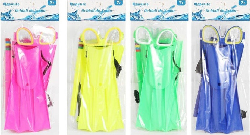 Set Sub Maschera 16x10cm Boccaglio Pinne 28cm Colorato Nuoto Mare Estate 605417 Sport e tempo libero/Attività ricreative all'aperto/Sport acquatici/Immersione e Snorkeling/Maschere Trade Shop italia - Napoli, Commerciovirtuoso.it