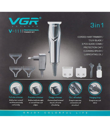 Set Tagliacapelli Rifinitore Professionale 3in1 Rasoio Elettrico Con Filo V-111