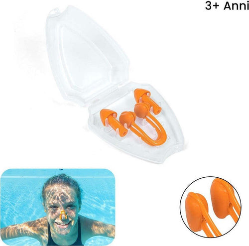 Set Tappi Orecchie + Clip Naso Con Astuccio Per Nuoto 2 Colori Assortiti 26032 Sport e tempo libero/Attività ricreative all'aperto/Sport acquatici/Immersione e Snorkeling/Maschere Trade Shop italia - Napoli, Commerciovirtuoso.it