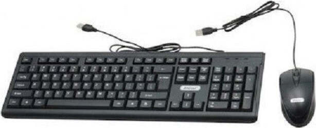 Set Tastiera Mouse Cablati Cavo Usb Q-kp500 Lingua Inglese Usa Per Ufficio Casa Elettronica/Informatica/Accessori/Tastiere Mouse e periferiche di input/Set tastiera e Mouse Trade Shop italia - Napoli, Commerciovirtuoso.it