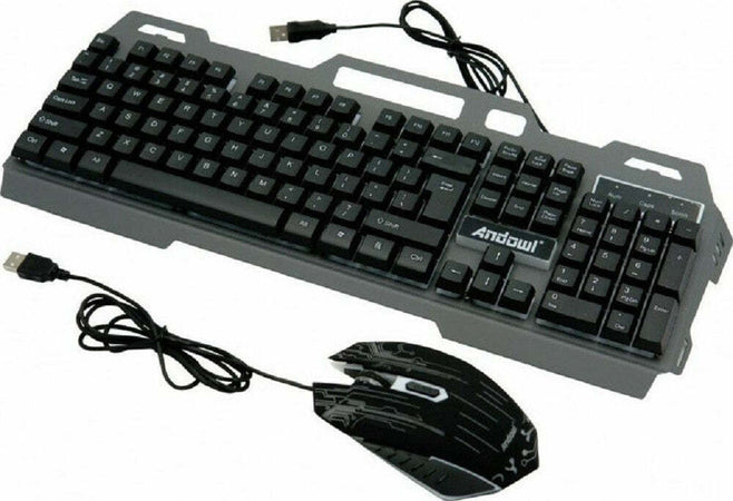 Set Tastiera Mouse Da Gioco Tasti Retroilluminati Rgb Lingua Inglese Usa Q808 Elettronica/Informatica/Accessori/Tastiere Mouse e periferiche di input/Set tastiera e Mouse Trade Shop italia - Napoli, Commerciovirtuoso.it