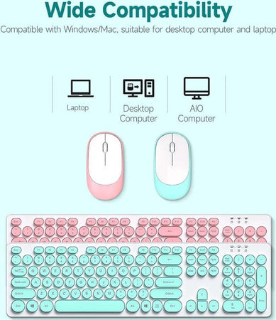 Set Tastiera Mouse Senza Fili 2.4g Combo Retro Keycap Rotondo Pc Laptop Tf770 Elettronica/Informatica/Accessori/Tastiere Mouse e periferiche di input/Set tastiera e Mouse Trade Shop italia - Napoli, Commerciovirtuoso.it