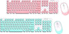 Set-Tastiera-Mouse-Senza-Fili-2.4g-Combo-Retro-Keycap-Rotondo-Pc-Laptop-Tf770