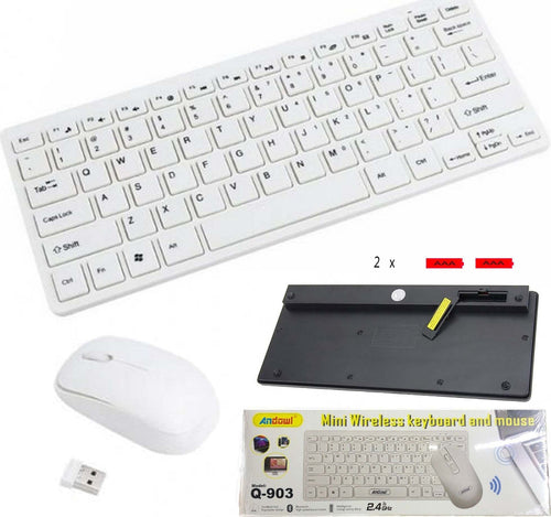 Set Tastiera Mouse Wireless 3.4ghz Bluetooth Inglese Americano Per Ufficio Q-903 Elettronica/Informatica/Accessori/Tastiere Mouse e periferiche di input/Tastiere Trade Shop italia - Napoli, Commerciovirtuoso.it