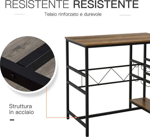 Set-Tavolo-2-Sgabelli-Alti-da-Bar-in-Legno-Isola-Cucina-con-Portabottiglie-e-Portabicchieri-in-Stile-Industriale-GT5835-215GT5