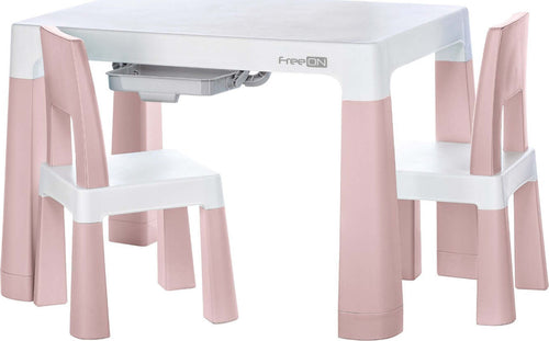 Set-Tavolo-e-2-Sedie-per-Bambini-FreeOn-Plastica-Neo