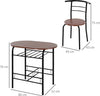 Set-Tavolo-Moderno-con-2-Sedie-per-Sala-da-Pranzo,-Set-3-Pezzi-Mobili-Salvaspazio-da-Cucina,-Balcone,-Ristorante-o-Bar,-Marrone-e-Nero-WQ2835-134WQ2