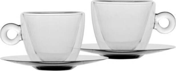 Set tazzine caffè Bormioli Luigi 10083/01 Casa e cucina/Stoviglie/Piatti ciotole e vassoi/Tazze e piattini/Servizi da caffè Scontolo.net - Potenza, Commerciovirtuoso.it