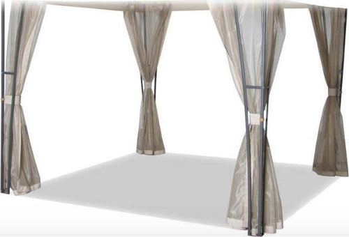 Set Tende Zanzariere di Ricambio per Gazebo Tampa 287x199 cm Beige Giardino e giardinaggio/Arredamento da giardino e accessori/Ombrelloni tende e tettucci parasole/Gazebo Scontolo.net - Potenza, Commerciovirtuoso.it