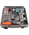 Set Trapano Avvitatore A Batteria 14,4v A Litio Kit Con 80 Accessori E Valigetta