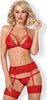 Set Tre Pezzi In Pizzo Rosso Lingerie Sexy Erotica Obsessive Set Red Taglia S/M Salute e cura della persona/Erotismo e contraccezione/Abbigliamento erotico/Donna/Completi intimi Kondorama - Martinsicuro, Commerciovirtuoso.it