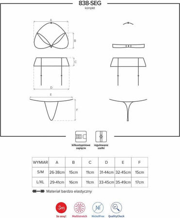 Set Tre Pezzi In Pizzo Rosso Lingerie Sexy Erotica Obsessive Set Red Taglia S/M Salute e cura della persona/Erotismo e contraccezione/Abbigliamento erotico/Donna/Completi intimi Kondorama - Martinsicuro, Commerciovirtuoso.it