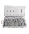 Set Universale Assortimento Coppiglie 144 Pezzi Perni Fermi Di Sicurezza