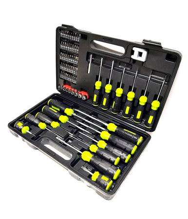 Set Valigia Bussole Cacciaviti Cacciavite Inserti 78 Pz A Taglio Croce Torx Y U