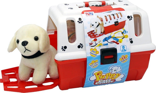 SET VETERINARIO CANE CAGNOLINO PELUCHE CON TRASPORTINO E ACCESSORI GIOCO DOTTORE Giochi e giocattoli/Giochi d'imitazione e accessori di travestimento/Medico Trade Shop italia - Napoli, Commerciovirtuoso.it
