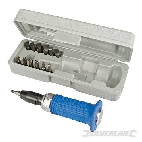 Set Silverline cacciavite con impugnatura morbida 14 pezzi attacco 1/2 Prezzo Silverline