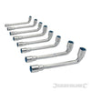 Set Silverline chiavi a bussola forma L 8 pezzi in acciaio al carbonio Prezzo - Eternal Brico