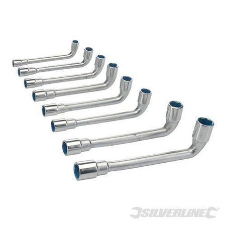 Set Silverline chiavi a bussola forma L 8 pezzi in acciaio al carbonio Prezzo - Eternal Brico