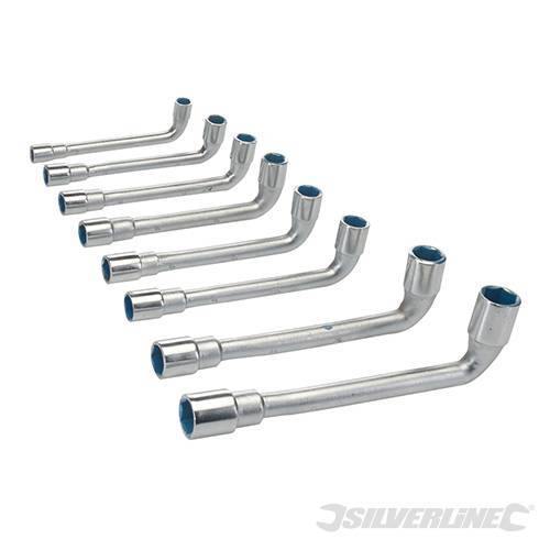 Set Silverline chiavi a bussola forma L 8 pezzi in acciaio al carbonio Prezzo - Eternal Brico