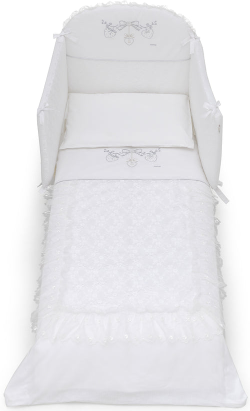 Completo Sfilabile MAXI 5 Pz. Italbaby Romantic Bianco