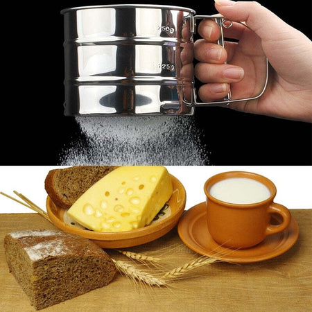 SETACCIO DA CUCINA PER FARINA E ZUCCHERO A VELO ACCIAIO INOX SPOLVERARE 250 GR Casa e cucina/Teglie da forno e accessori per pasticceria/Accessori e utensili per pasticceria/Setacci Trade Shop italia - Napoli, Commerciovirtuoso.it
