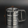 SETACCIO DA CUCINA PER FARINA E ZUCCHERO A VELO ACCIAIO INOX SPOLVERARE 250 GR Casa e cucina/Teglie da forno e accessori per pasticceria/Accessori e utensili per pasticceria/Setacci Trade Shop italia - Napoli, Commerciovirtuoso.it