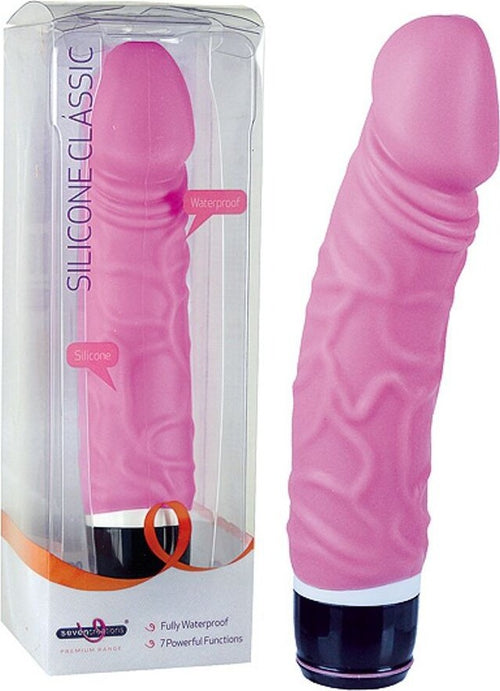 SEVEN CREATIONS CLASSIC PINK – FALLO REALISTICO VIBRANTE IN SILICONE ROSA CM 19 Salute e cura della persona/Erotismo e contraccezione/Sex toys/Dildo/Dildo realistici Kondorama - Martinsicuro, Commerciovirtuoso.it