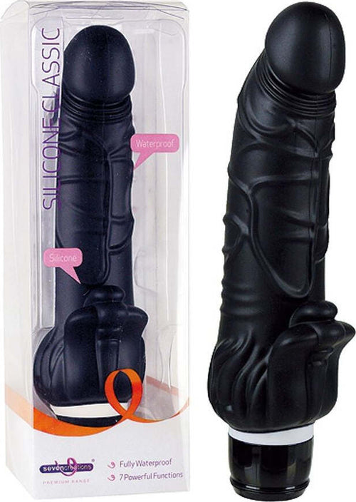 Seven Creations Stimu Black – Fallo Realistico Vibrante Con Stimolatore In Silicone Nero Cm 19 Salute e cura della persona/Erotismo e contraccezione/Sex toys/Vibratori/Vibratori realistici Kondorama - Martinsicuro, Commerciovirtuoso.it