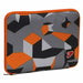 Seven Custodia Porta Tablet Seven Sleeve Case Large Camo Grigio Arancio Chiusura a Zip Custodia Tablet Ipad Morbida Compatta Resistente 29x22x2 Cm