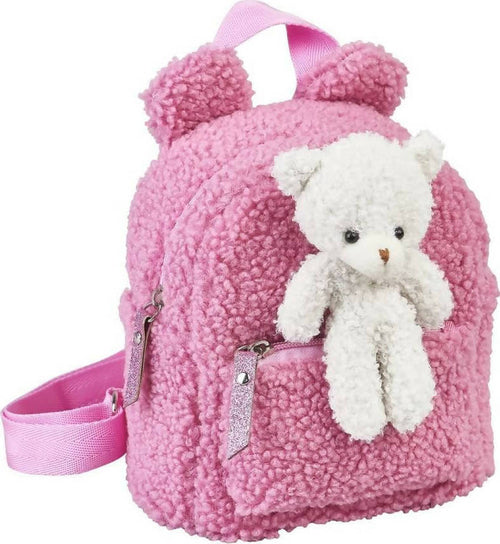 Seven Mini Zainetto Sj Gang Soft Bear Rosa Orsetto Bianco Boucle Con Zip Frontale Cancelleria e prodotti per ufficio/Scuola e materiale didattico/Materiale scolastico/Cartelle e zaini per la scuola/Zainetti per bambini Cartoleria Deja Vu - Crotone, Commerciovirtuoso.it