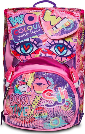 Seven Sj Gang Facce Da Sj Girl Zaino Scuola Rosa Estensibile Reversibile Zaino 28 LT Spallacci Regolabili Imbottiti Cancelleria e prodotti per ufficio/Scuola e materiale didattico/Materiale scolastico/Cartelle e zaini per la scuola/Zaini per ragazzi Cartoleria Deja Vu - Crotone, Commerciovirtuoso.it