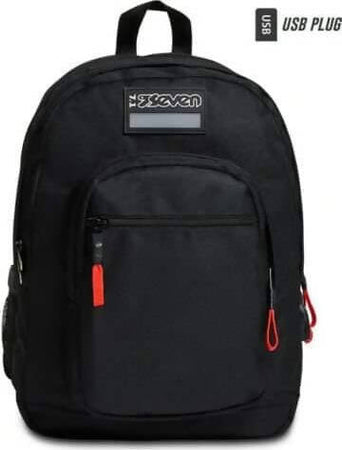 Seven the Double Pro Xxl Zaino Grande in Materiale Riciclato Con Cuffie Wireless Zaino per Scuola E Ufficio a Doppio Scomparto Con Spallacci Imbottiti E Tasche Cancelleria e prodotti per ufficio/Scuola e materiale didattico/Cartelle e zaini per la scuola/Cartelle Cartoleria Deja Vu - Crotone, Commerciovirtuoso.it