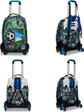 Seven Trolley Jack 3 Ruote Sj Gang Clack It Boy Zaino per La Scuola per Bambini E Ragazzi Cancelleria e prodotti per ufficio/Scuola e materiale didattico/Materiale scolastico/Cartelle e zaini per la scuola/Zaini per ragazzi Cartoleria Deja Vu - Crotone, Commerciovirtuoso.it