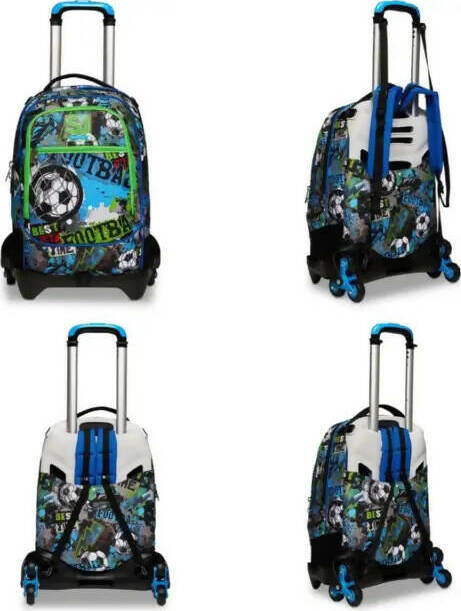 Seven Trolley Jack 3 Ruote Sj Gang Clack It Boy Zaino per La Scuola per Bambini E Ragazzi Cancelleria e prodotti per ufficio/Scuola e materiale didattico/Materiale scolastico/Cartelle e zaini per la scuola/Zaini per ragazzi Cartoleria Deja Vu - Crotone, Commerciovirtuoso.it