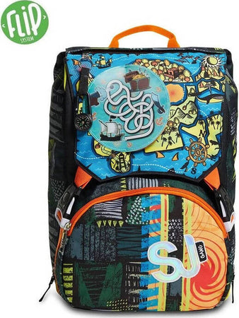Seven Zaino Estensibile Grande Bambino Big Sj Gang Sea Pirate Boy Con Pattine Intercambiabili Zaino per La Scuola a Doppio Scomparto Con Spallacci Imbottiti E Schienale Preformato 27x41x16(+6) Cm Cancelleria e prodotti per ufficio/Scuola e materiale didattico/Cartelle e zaini per la scuola/Cartelle Cartoleria Deja Vu - Crotone, Commerciovirtuoso.it
