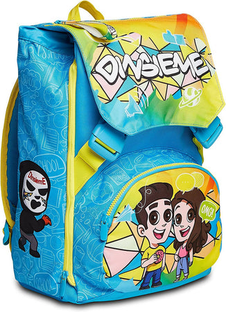 Seven Zaino Scuola Dinsieme Azzurro Sdoppiabile Zaino Estensibile 28lt Dinsieme Azzurro E Giallo