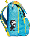 Seven Zaino Scuola Dinsieme Azzurro Sdoppiabile Zaino Estensibile 28lt Dinsieme Azzurro E Giallo