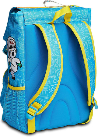 Seven Zaino Scuola Dinsieme Azzurro Sdoppiabile Zaino Estensibile 28lt Dinsieme Azzurro E Giallo