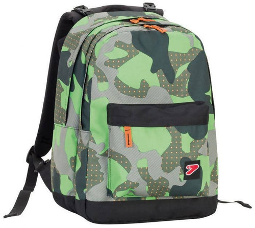 Seven Zaino Scuola The Double Pro Xxl Military Green 2016-2017 Zaino Verde Militare Scuola 201001684_630