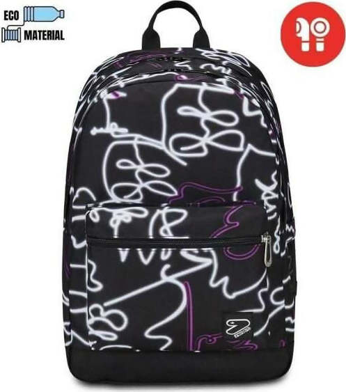 Seven Zaino Scuola The Double Pro Xxl Seven Con Earphones