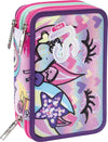 12287554 Astuccio Scuola 3 Zip Sj Girl per Bambine 45 Pezzi Cancelleria e prodotti per ufficio/Scuola e materiale didattico/Materiale scolastico/Cartelle e zaini per la scuola/Astucci Cartoleria Deja Vu - Crotone, Commerciovirtuoso.it