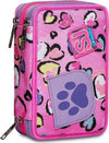 12287554 Astuccio Scuola 3 Zip Sj Girl per Bambine 45 Pezzi Cancelleria e prodotti per ufficio/Scuola e materiale didattico/Materiale scolastico/Cartelle e zaini per la scuola/Astucci Cartoleria Deja Vu - Crotone, Commerciovirtuoso.it