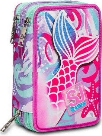 12287554 Astuccio Scuola 3 Zip Sj Girl per Bambine 45 Pezzi Cancelleria e prodotti per ufficio/Scuola e materiale didattico/Materiale scolastico/Cartelle e zaini per la scuola/Astucci Cartoleria Deja Vu - Crotone, Commerciovirtuoso.it