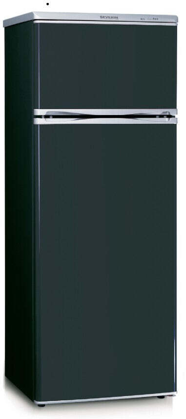 Severin DT 8784 Frigorifero con Congelatore, Capacità 209 Litri, Nero