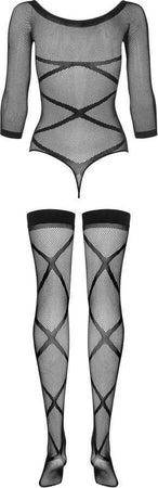 Sexy Lingerie Obsessive Bielizna Bodystocking G320 taglia Unica Bodystocking Salute e cura della persona/Erotismo e contraccezione/Abbigliamento erotico/Donna/Body e Teddy Kondorama - Martinsicuro, Commerciovirtuoso.it