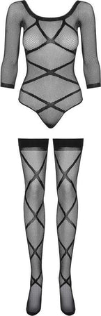 Sexy Lingerie Obsessive Bielizna Bodystocking G320 taglia Unica Bodystocking Salute e cura della persona/Erotismo e contraccezione/Abbigliamento erotico/Donna/Body e Teddy Kondorama - Martinsicuro, Commerciovirtuoso.it
