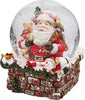 Sfera di cristallo natalizia con Babbo Natale con Camino e Carillon decorazione per interno h 20 cm Casa e cucina/Decorazioni per interni/Addobbi e decorazioni per ricorrenze/Decorazioni natalizie/Neve artificiale MagiediNatale.it - Altamura, Commerciovirtuoso.it